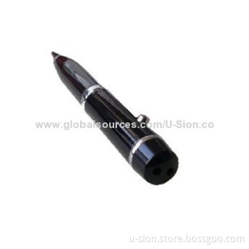 Spy Camera Pens with USB Flash Drive, Free Logo, No Drive and No External Power Supply